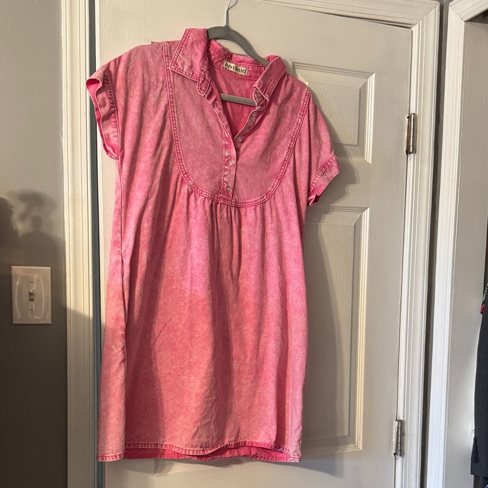 Pink Casual Women's Dress